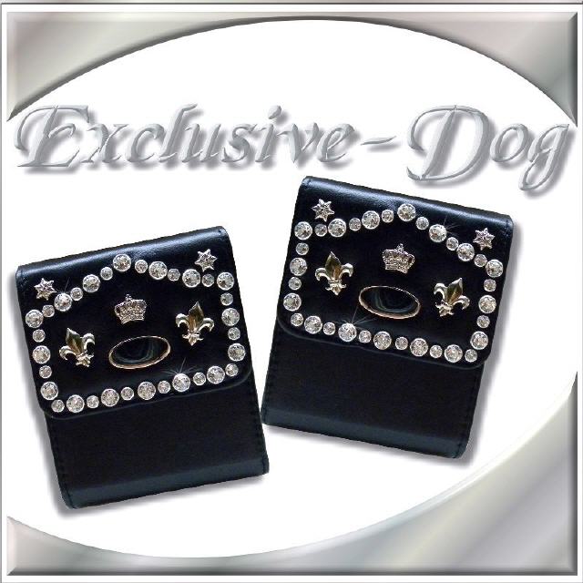 Zigarettenetui Strass Lilie Leder Box Luxus